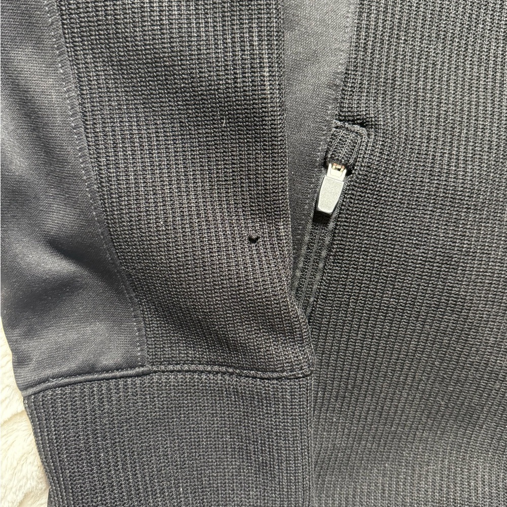 Women’s Swiss Tech Graystone Waffle Knit Tech Fleece Zip Hoodie Sz XL (16/18) - Picture 2 of 4